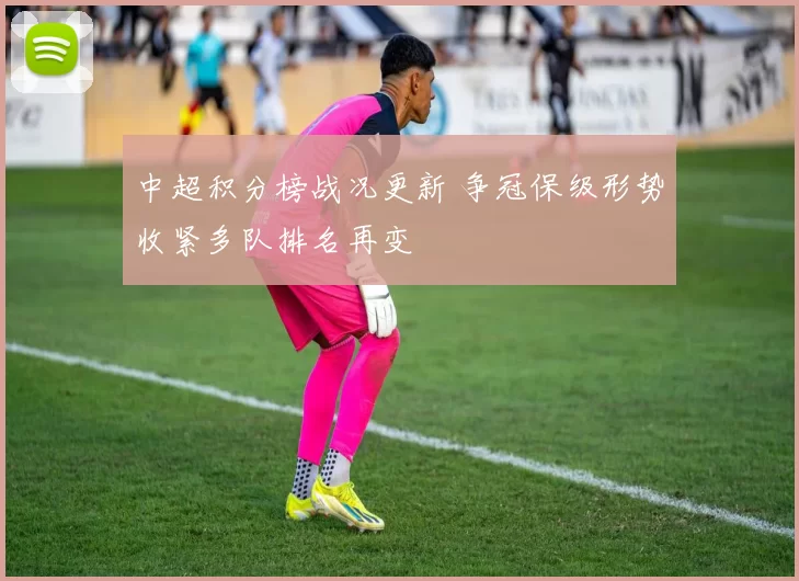 中超积分榜战况更新 争冠保级形势收紧多队排名再变