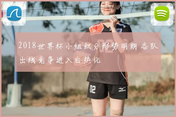 2018世界杯小组积分形势明朗 各队出线竞争进入白热化